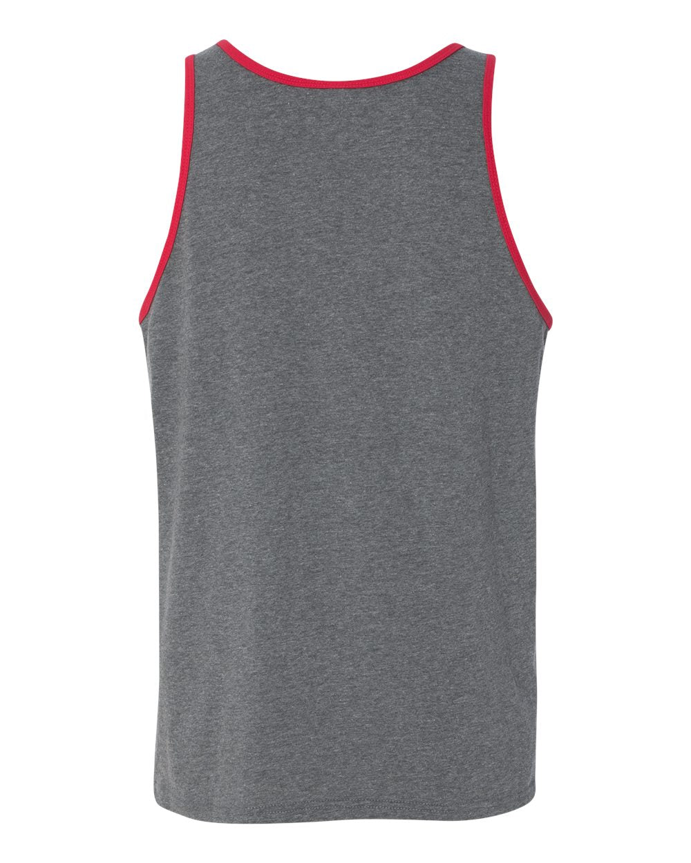 Jersey Tank - Back - B80806722 - Deep Heather/ Red