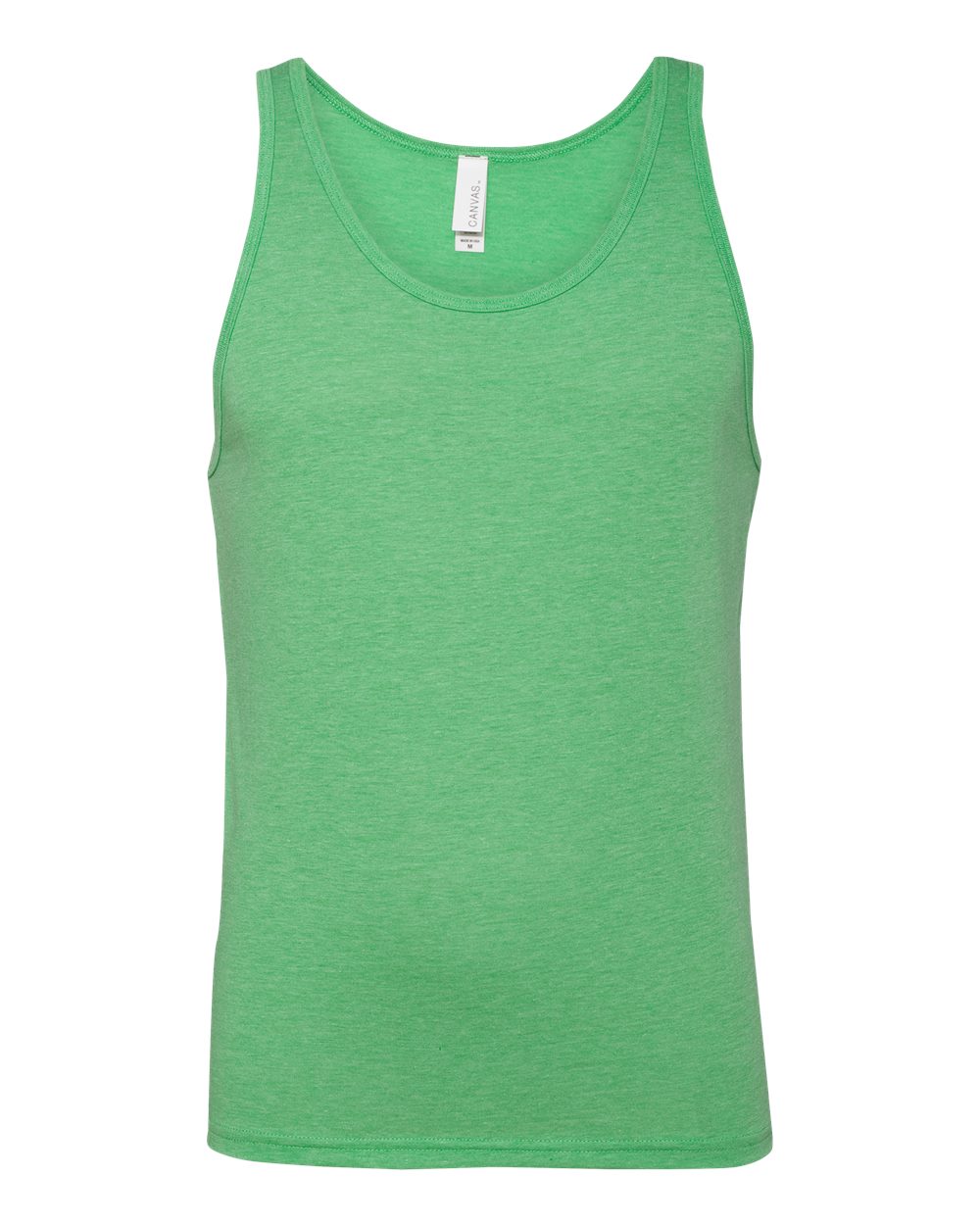 Jersey Tank - Front - B80806192 - Green Triblend