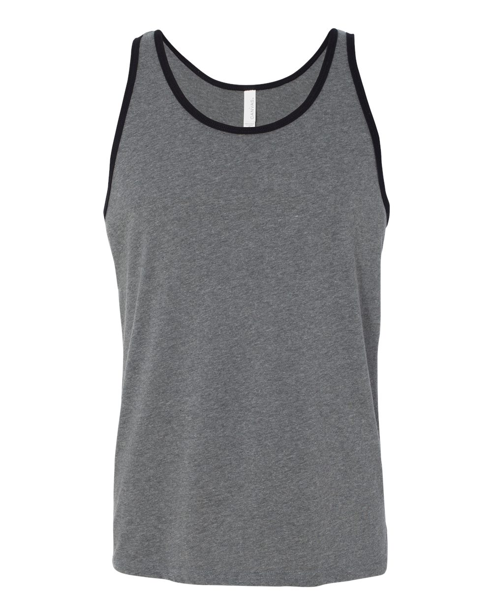 Jersey Tank - Front - B80806482 - Deep Heather/ Black