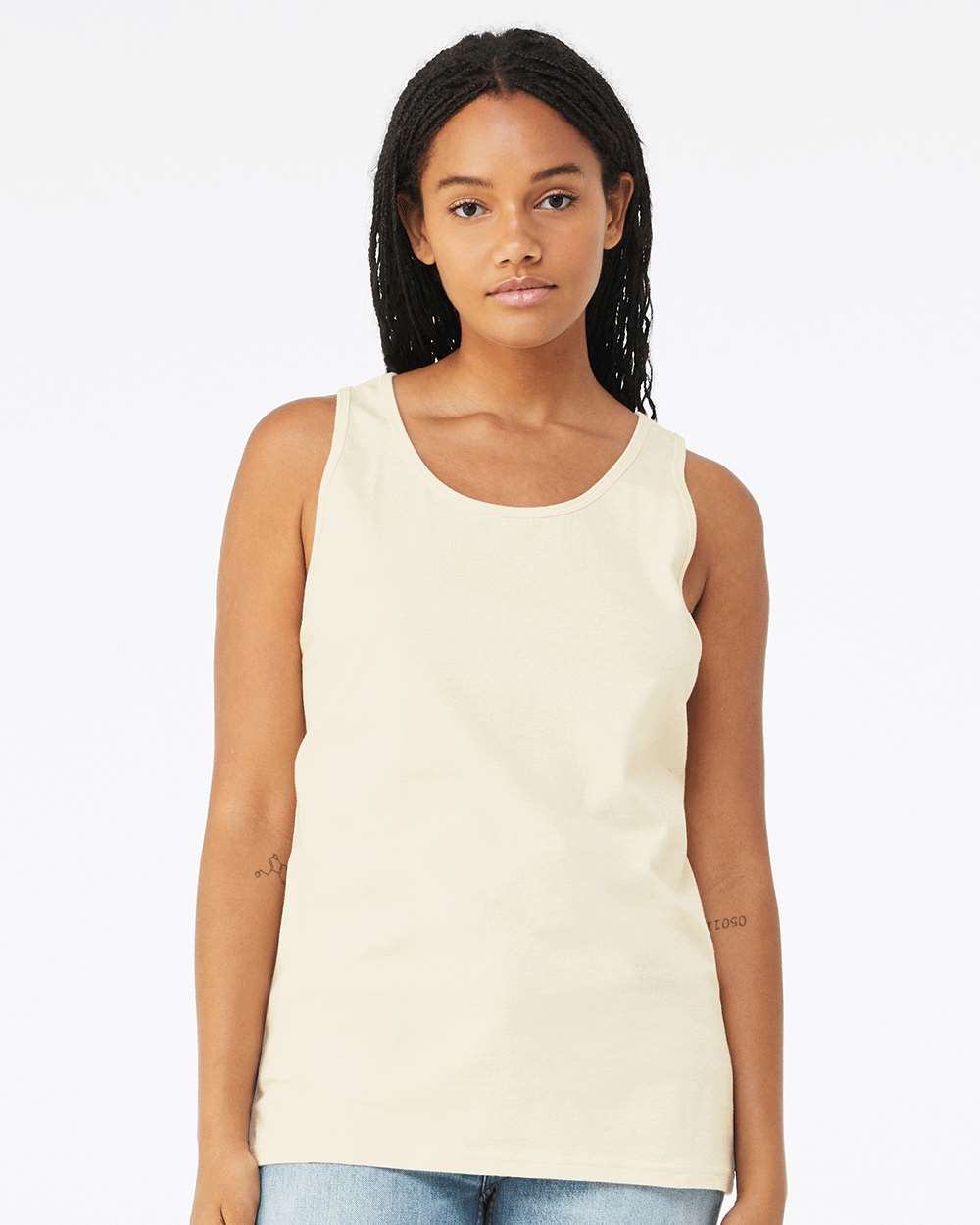 Jersey Tank - OnModelFront - B80806262 - Natural
