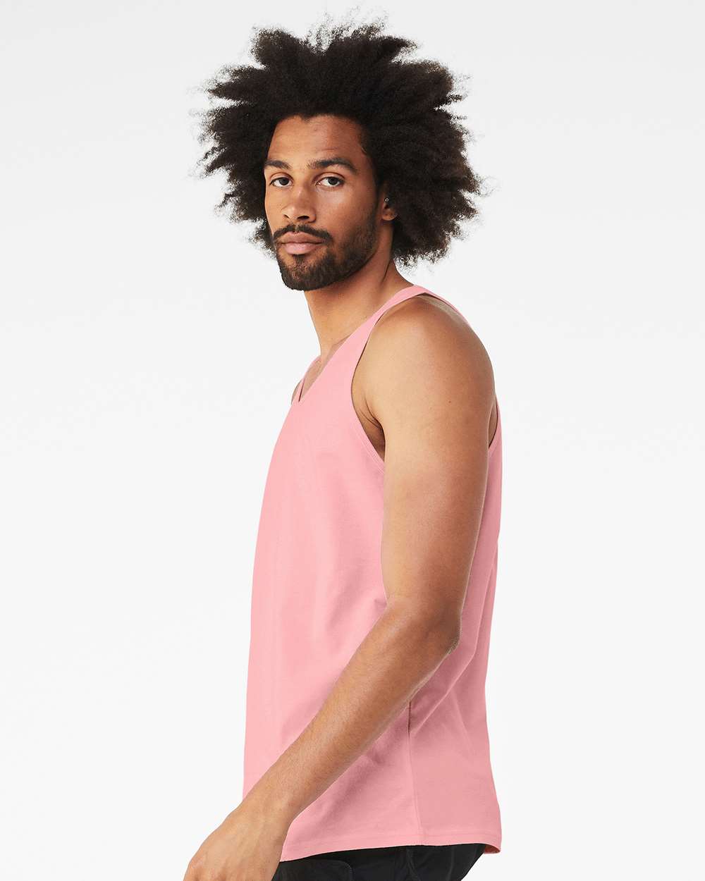 Jersey Tank - OnModelSide - B80806302 - Pink