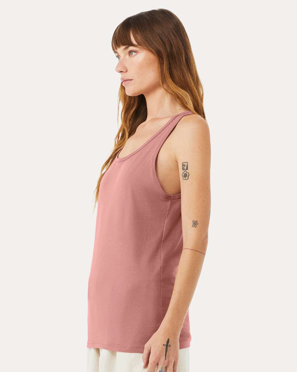Jersey Tank - OnModelSide - B80806442 - Mauve
