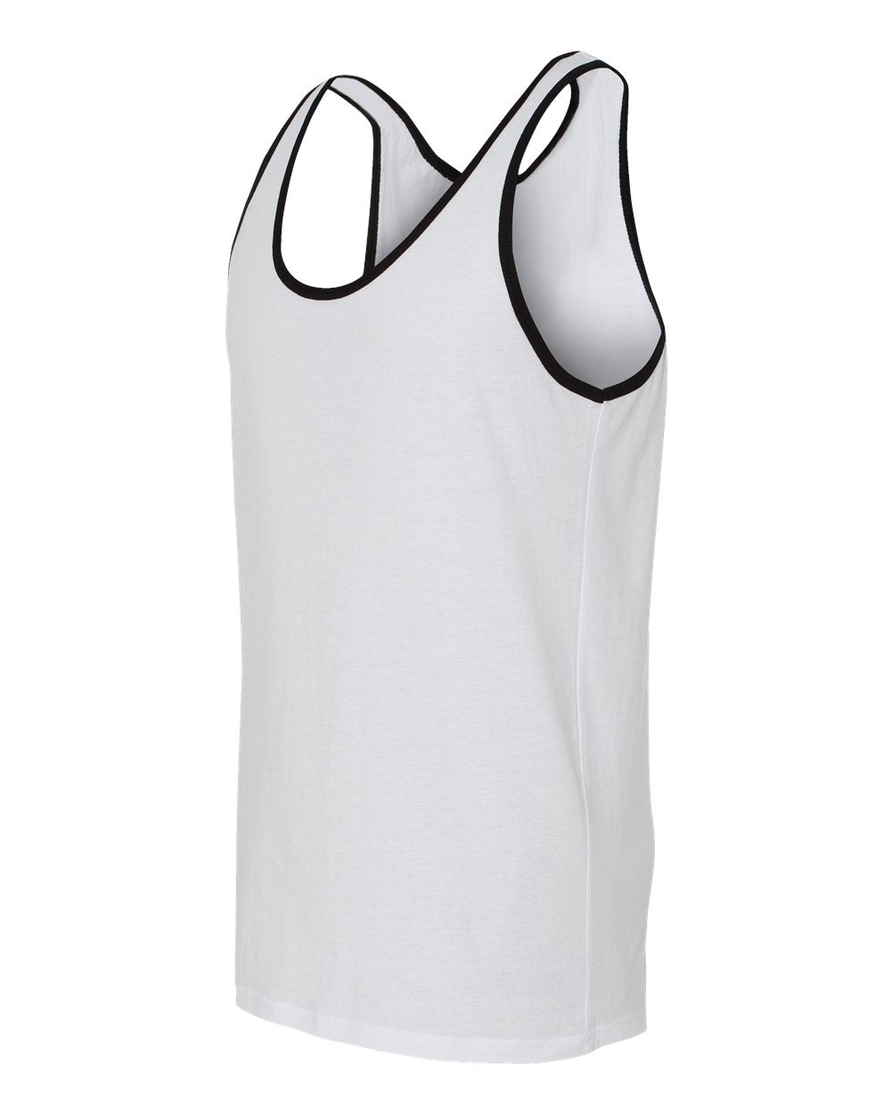 Jersey Tank - Side - B80806012 - White/ Black