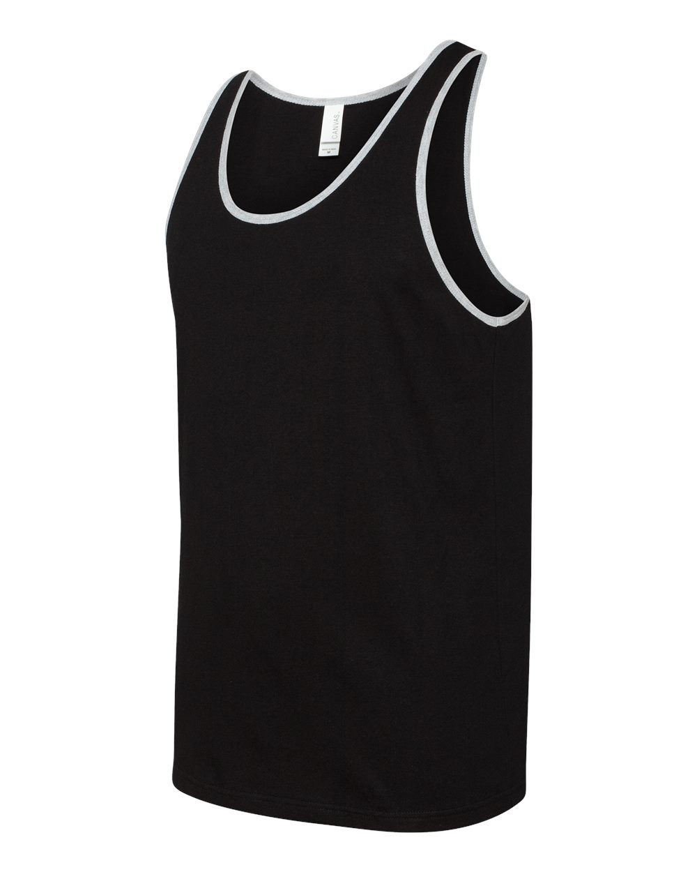 Jersey Tank - Side - B80806512 - Black/ Athletic Heather