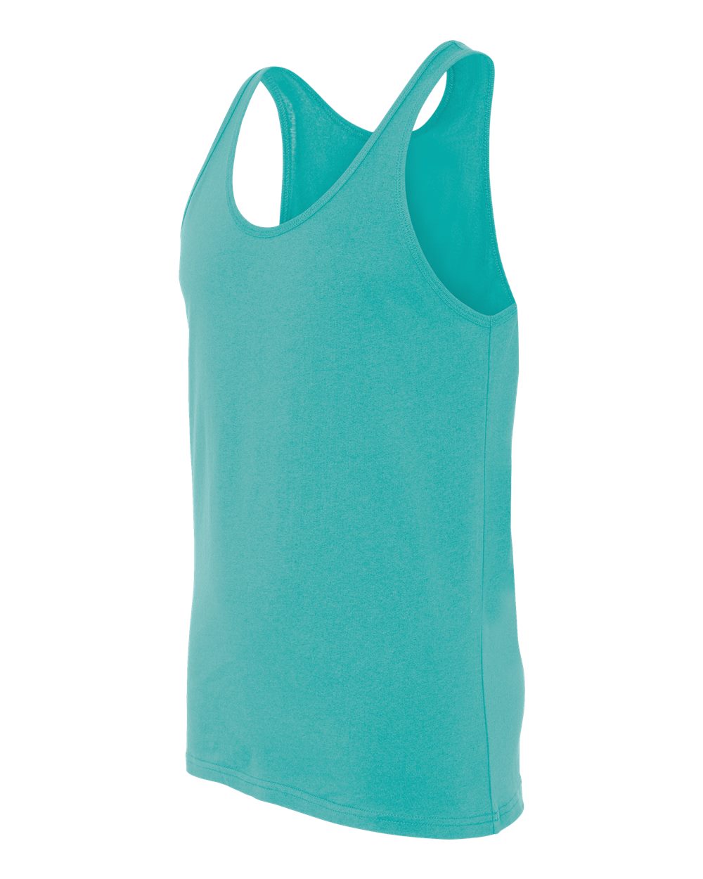 Jersey Tank - Side - B80806762 - Teal