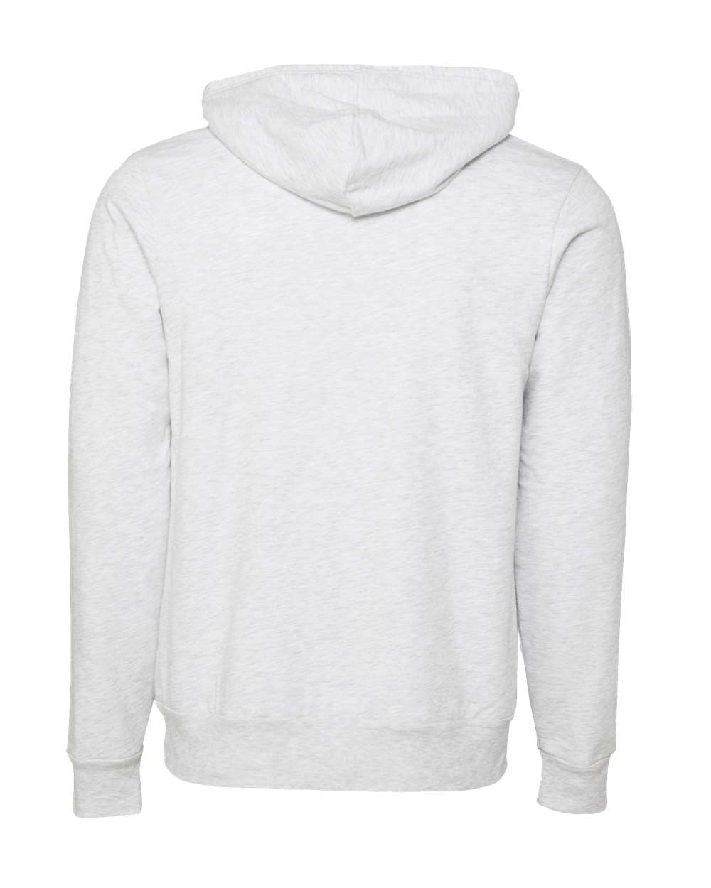 Unisex Sponge Fleece Hoodie - Back - B86306022 - Ash