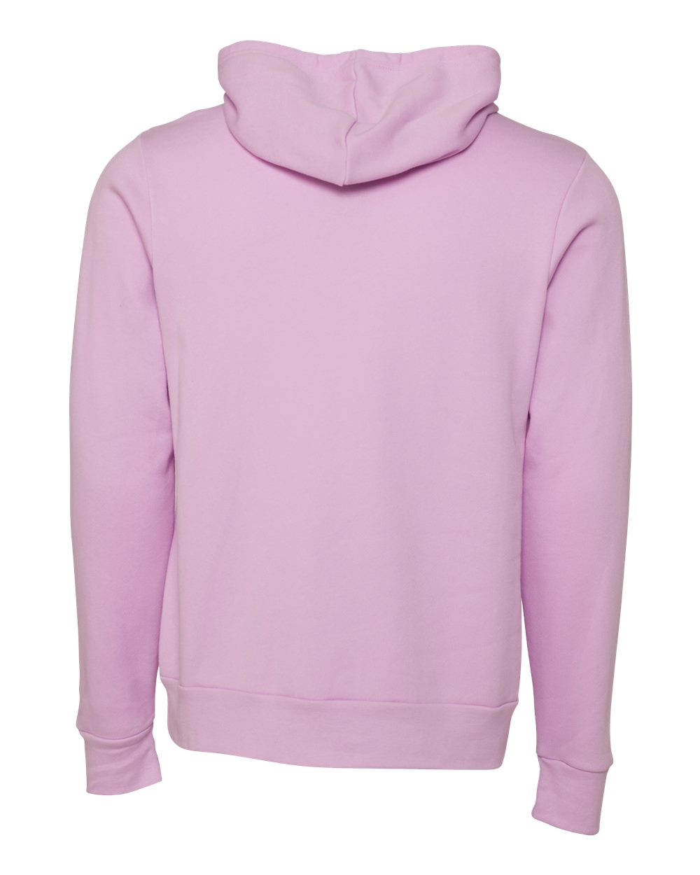 Unisex Sponge Fleece Hoodie - Back - B86306092 - Lilac