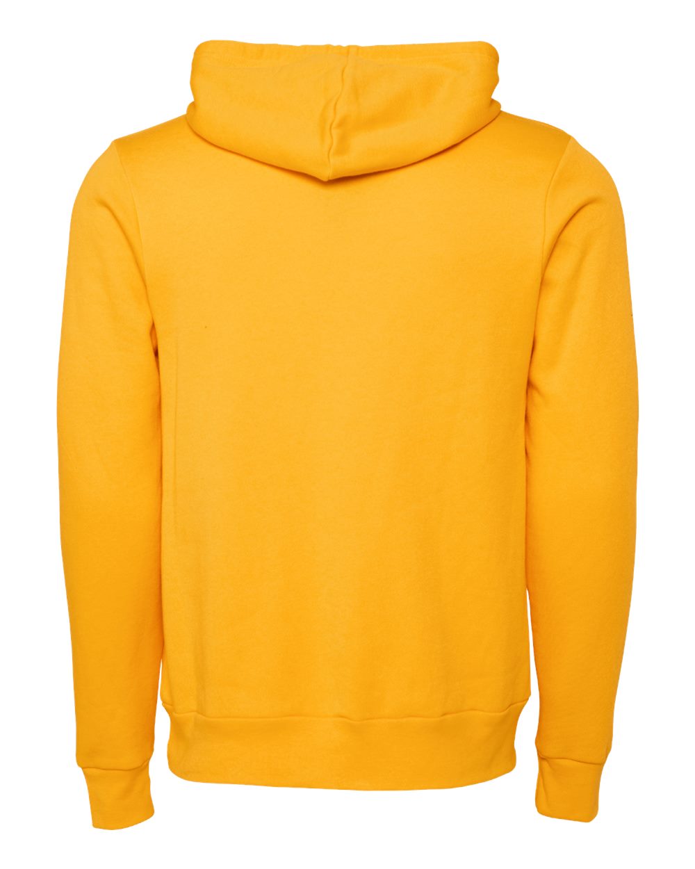 Unisex Sponge Fleece Hoodie - Back - B86306132 - Gold