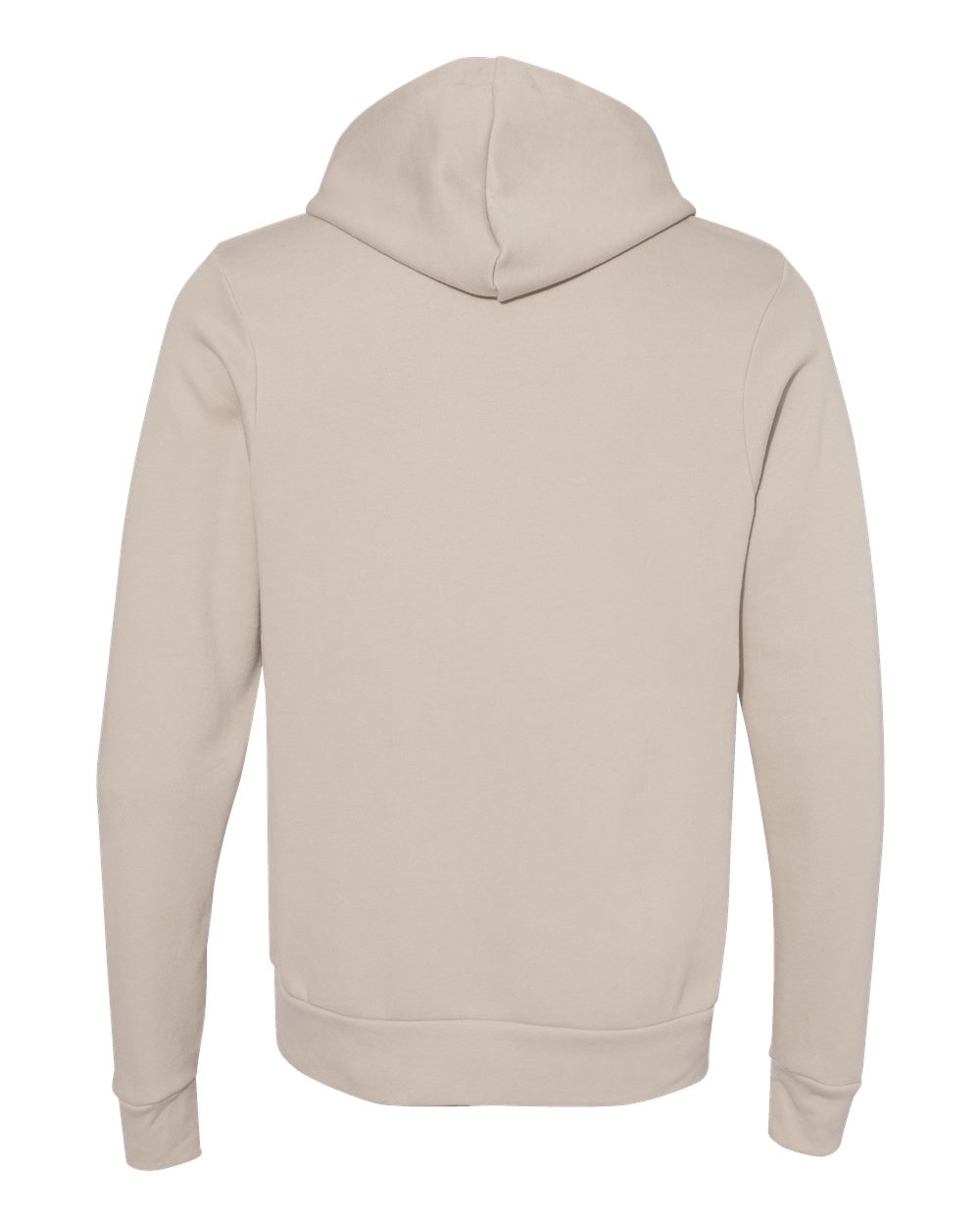 Unisex Sponge Fleece Hoodie - Back - B86306152 - Heather Dust