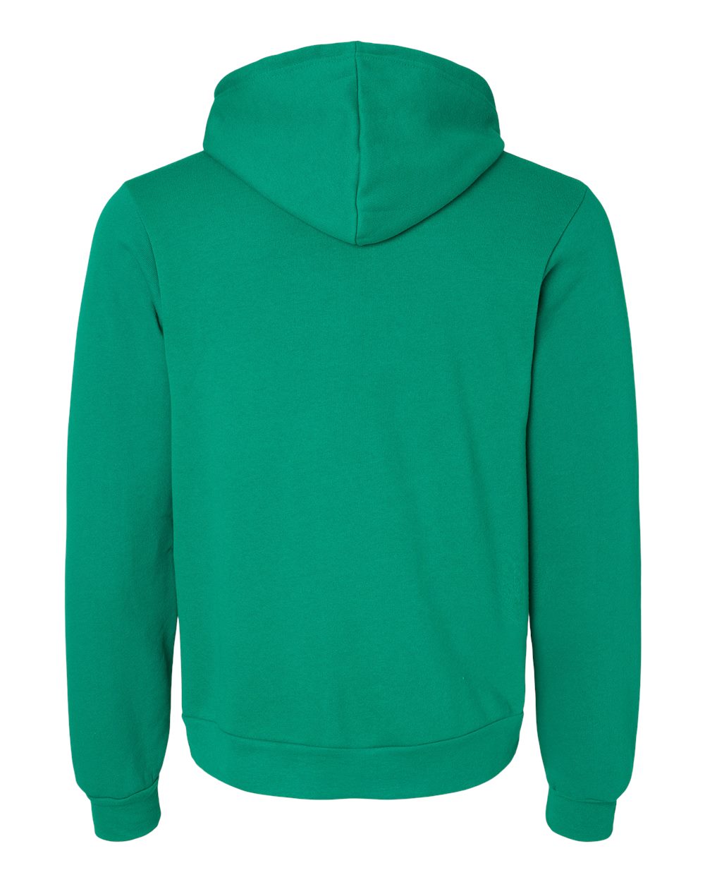 Unisex Sponge Fleece Hoodie - Back - B86306222 - Kelly