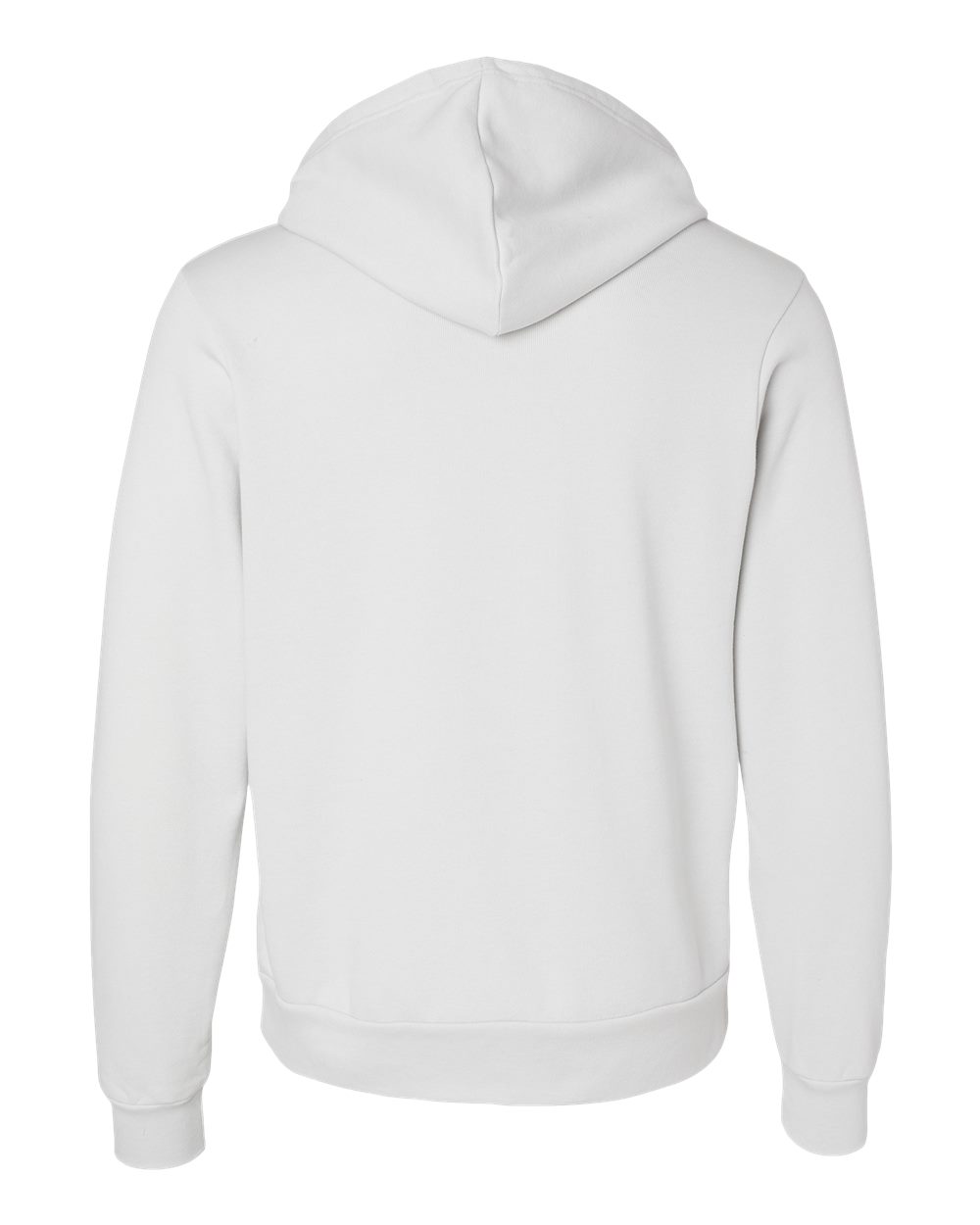 Unisex Sponge Fleece Hoodie - Back - B86306262 - Silver