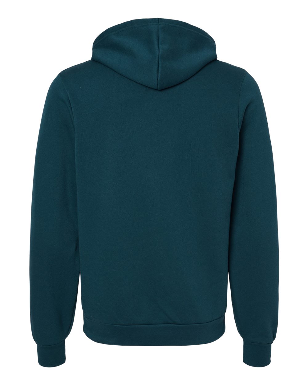 Unisex Sponge Fleece Hoodie - Back - B86306412 - Atlantic