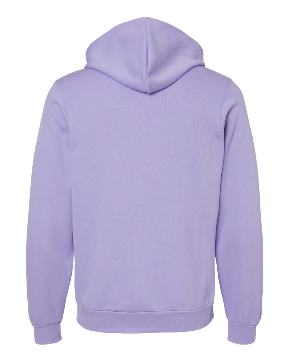 Unisex Sponge Fleece Hoodie - Back - B86306422 - Dark Lavender