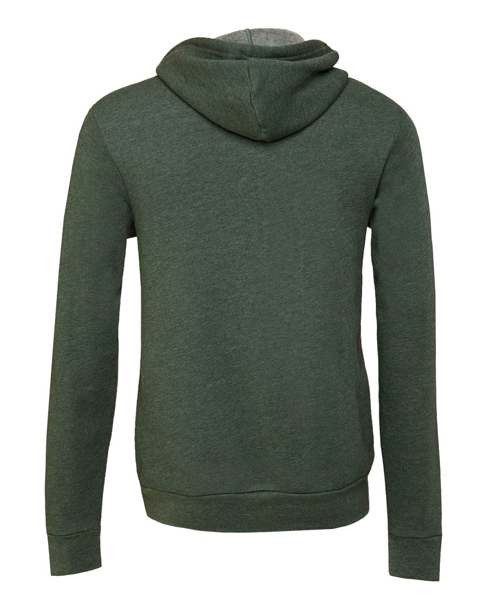 Unisex Sponge Fleece Hoodie - Back - B86306572 - Heather Forest