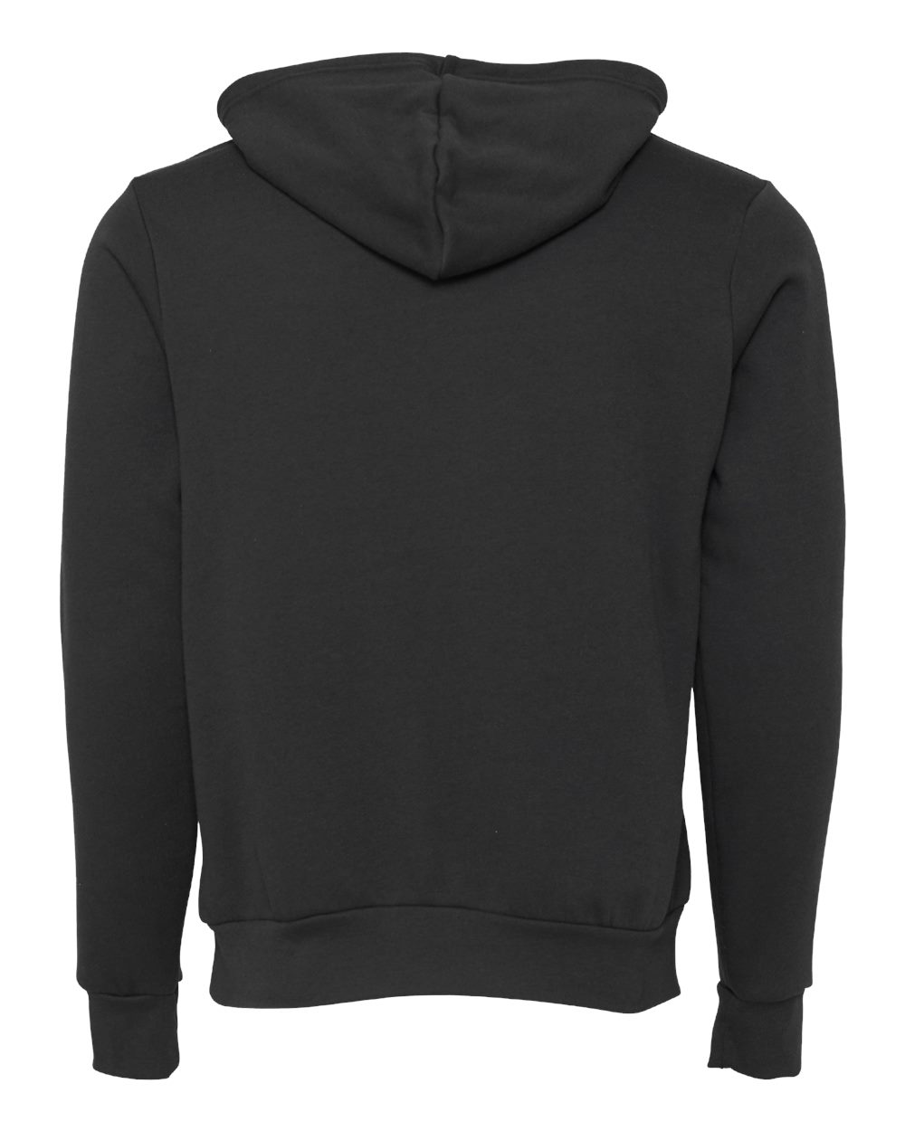 Unisex Sponge Fleece Hoodie - Back - B86306592 - DTG Dark Grey