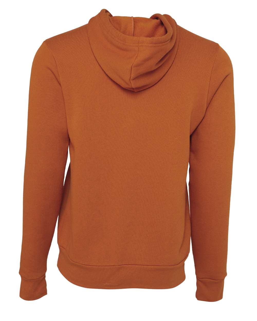 Unisex Sponge Fleece Hoodie - Back - B86306642 - Autumn
