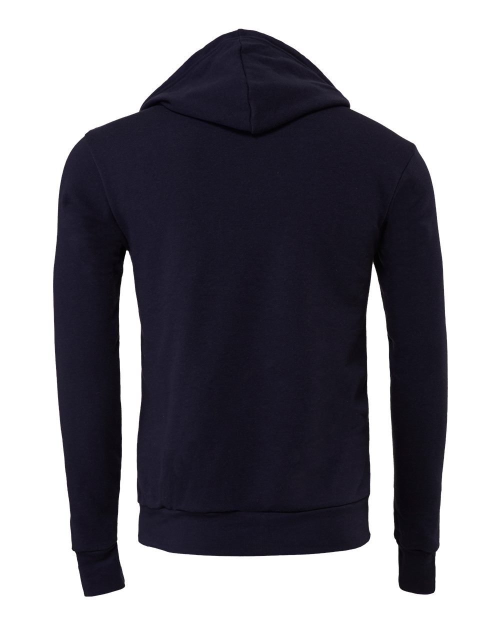 Unisex Sponge Fleece Hoodie - Back - B86306652 - Navy
