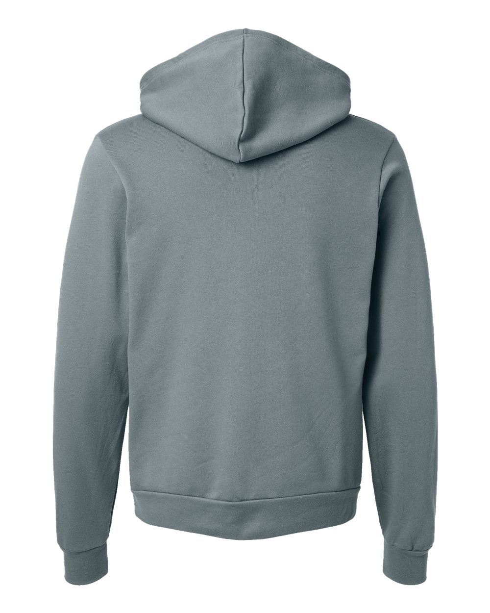 Unisex Sponge Fleece Hoodie - Back - B86306802 - Blue Storm