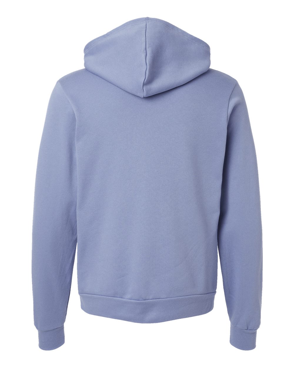 Unisex Sponge Fleece Hoodie - Back - B86306812 - Lavender Blue