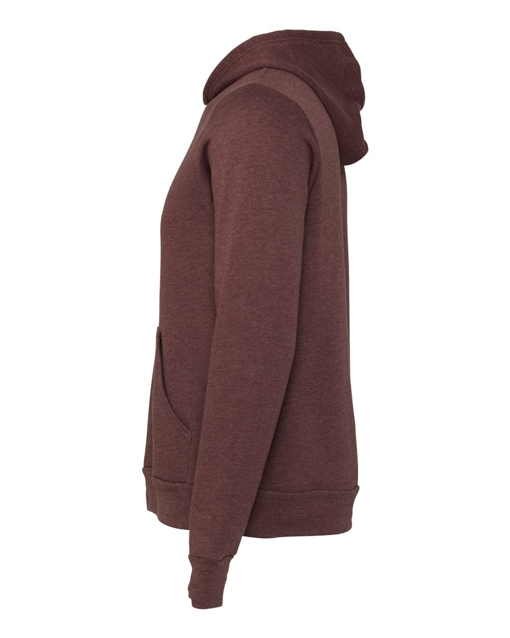 Unisex Sponge Fleece Hoodie - DirectSide - B86306032 - Heather Maroon