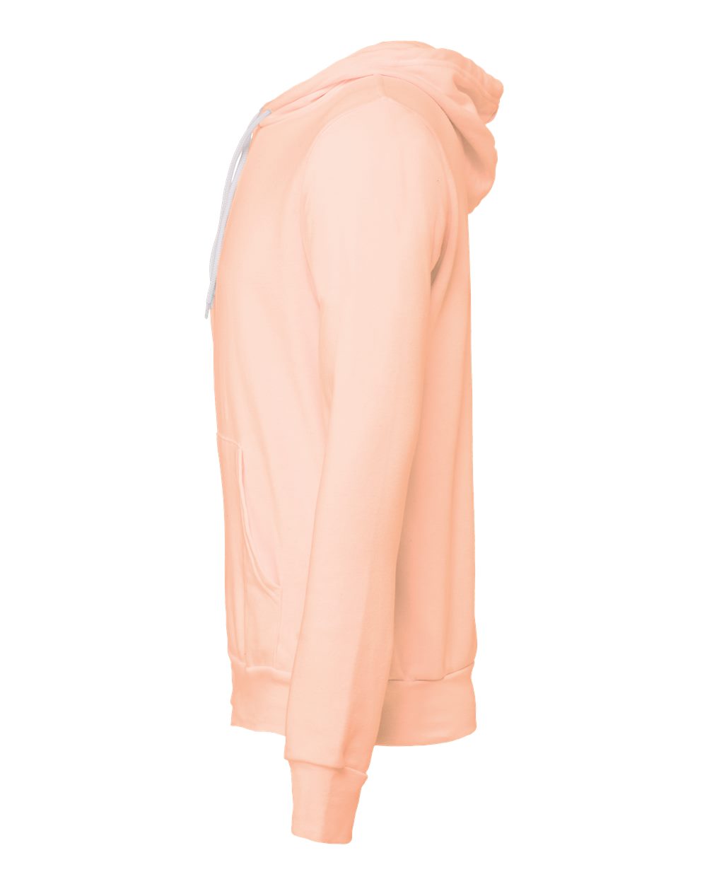 Unisex Sponge Fleece Hoodie - DirectSide - B86306332 - Peach