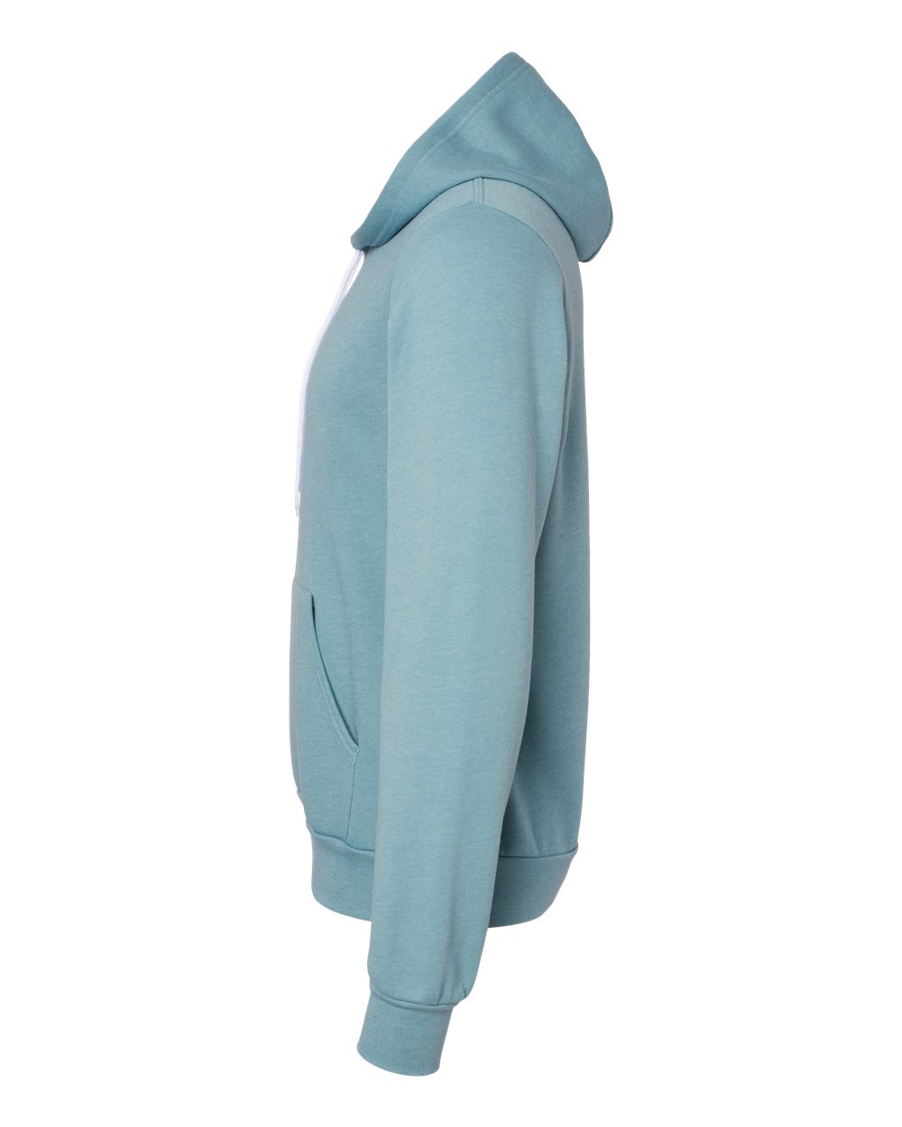 Unisex Sponge Fleece Hoodie - DirectSide - B86306452 - Heather Blue Lagoon