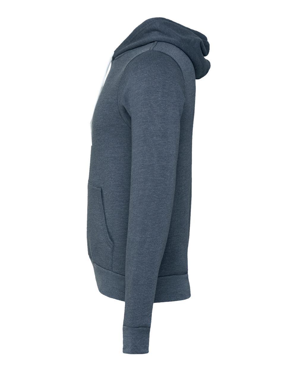 Unisex Sponge Fleece Hoodie - DirectSide - B86306662 - Heather Navy