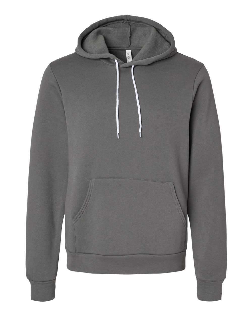 Unisex Sponge Fleece Hoodie - Front - B86306122 - Asphalt