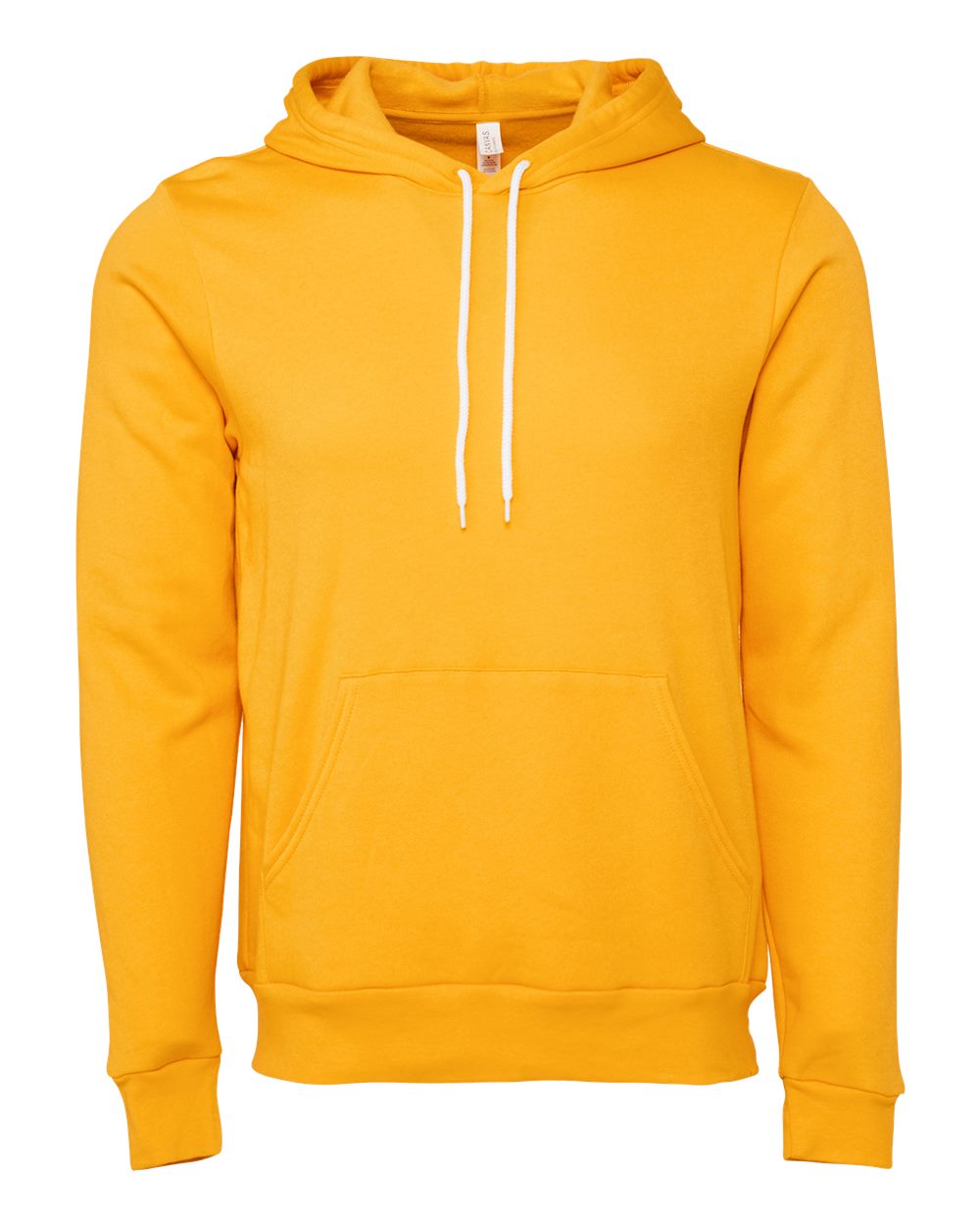 Unisex Sponge Fleece Hoodie - Front - B86306132 - Gold