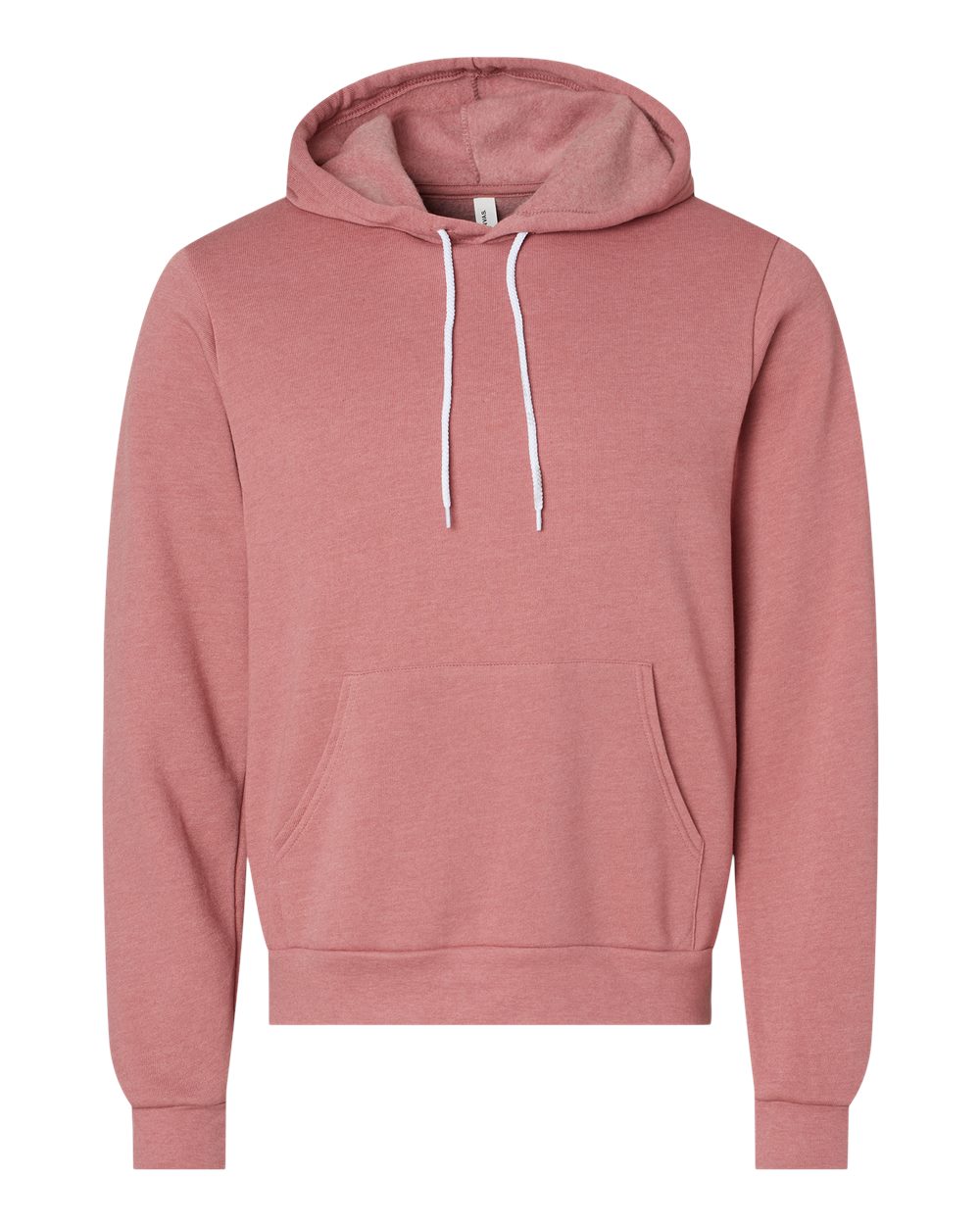 Unisex Sponge Fleece Hoodie - Front - B86306162 - Heather Mauve