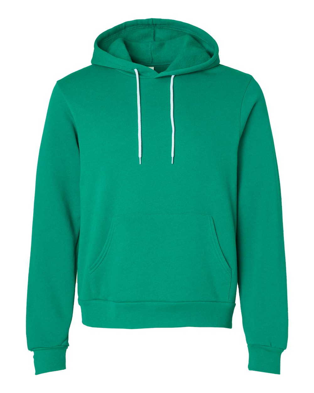 Unisex Sponge Fleece Hoodie - Front - B86306222 - Kelly