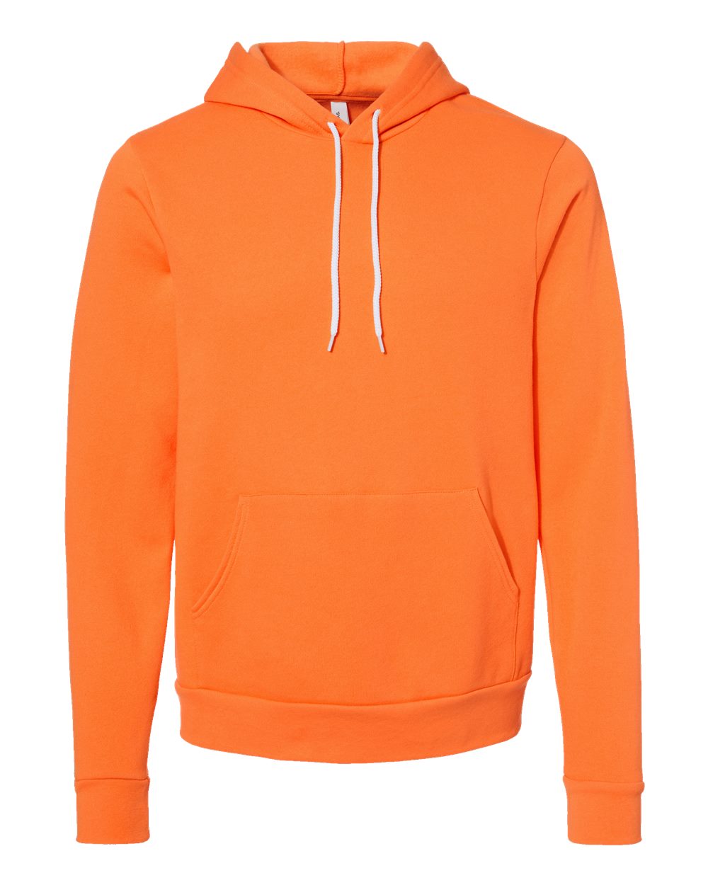 Unisex Sponge Fleece Hoodie - Front - B86306242 - Orange