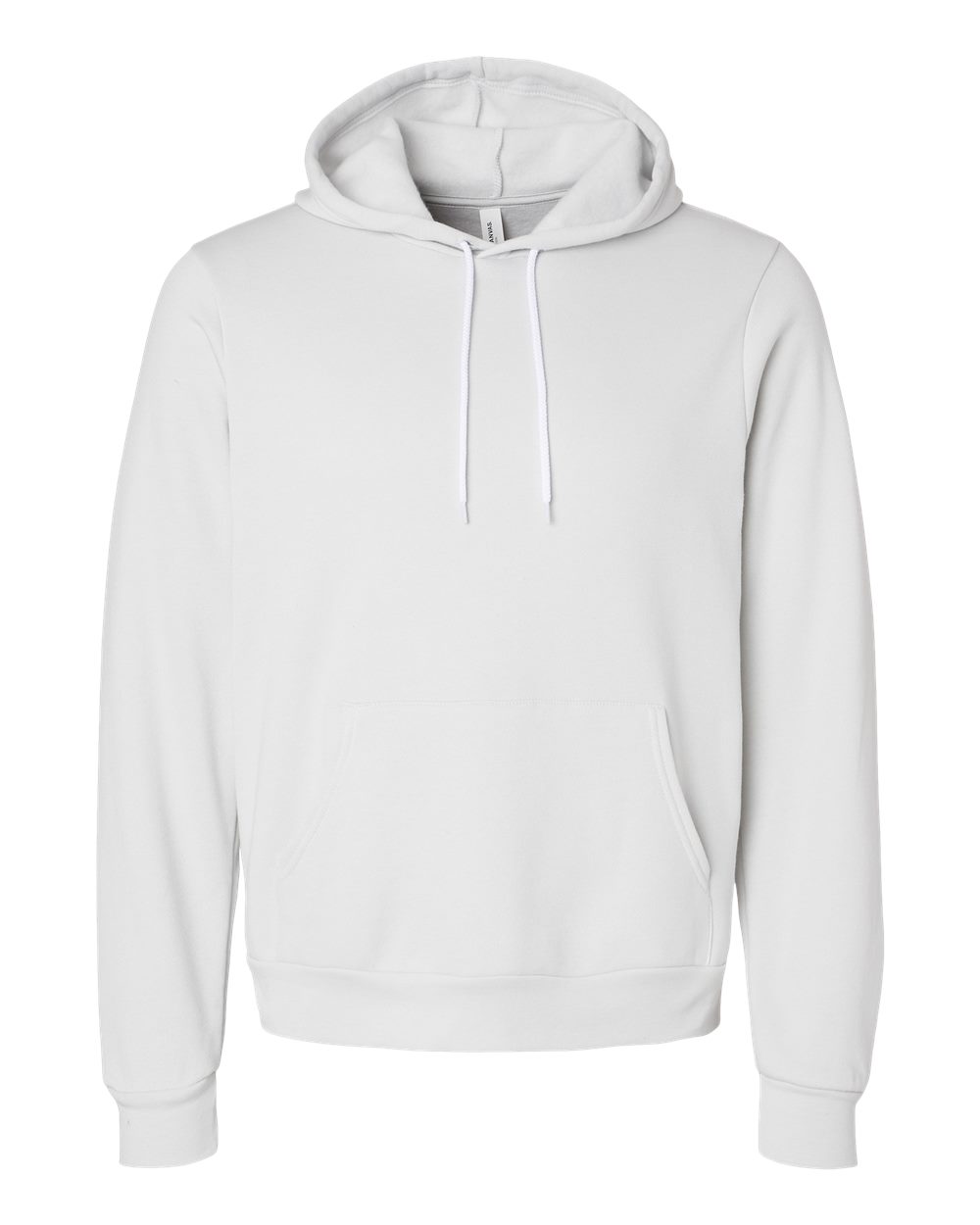 Unisex Sponge Fleece Hoodie - Front - B86306262 - Silver