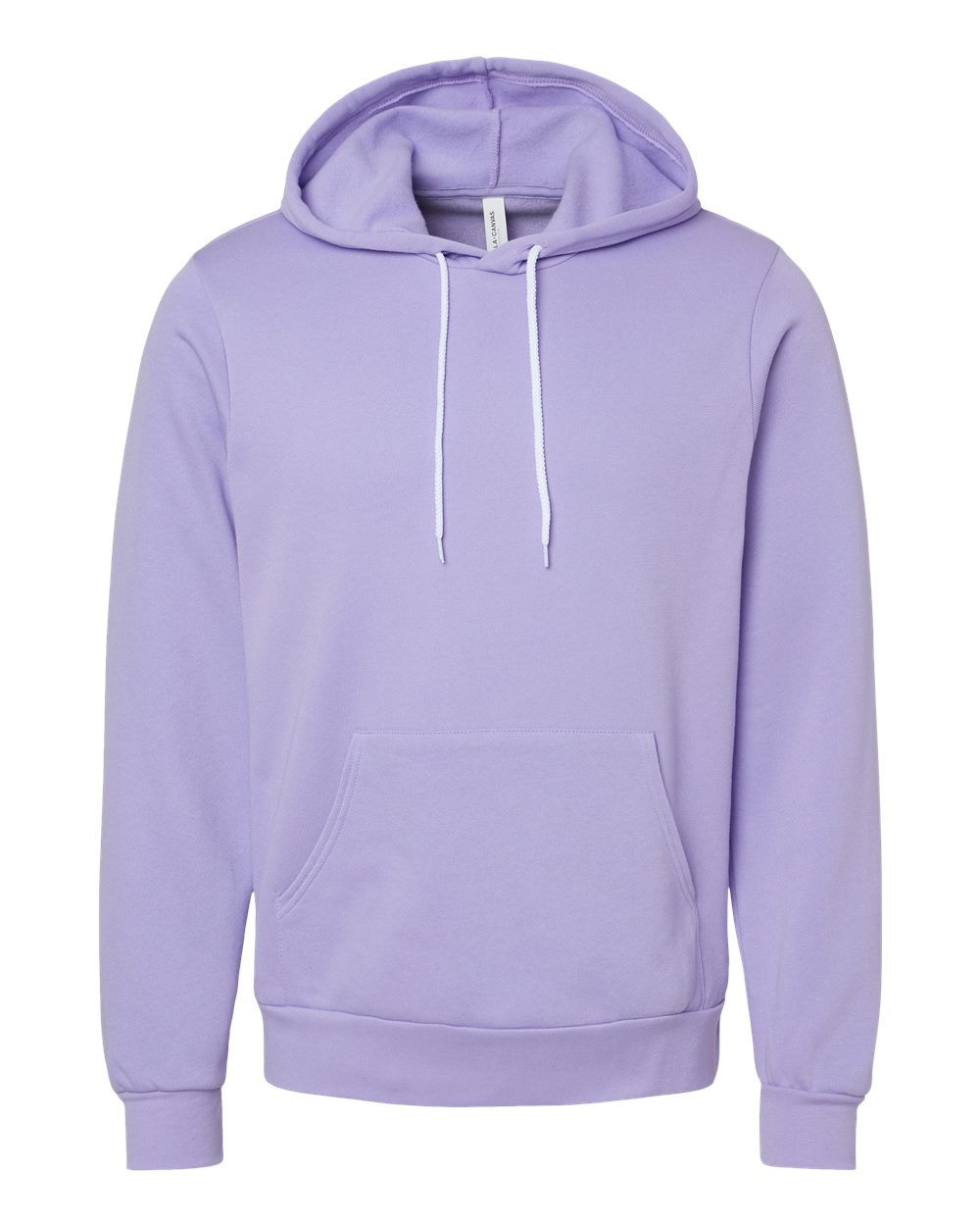 Unisex Sponge Fleece Hoodie - Front - B86306422 - Dark Lavender