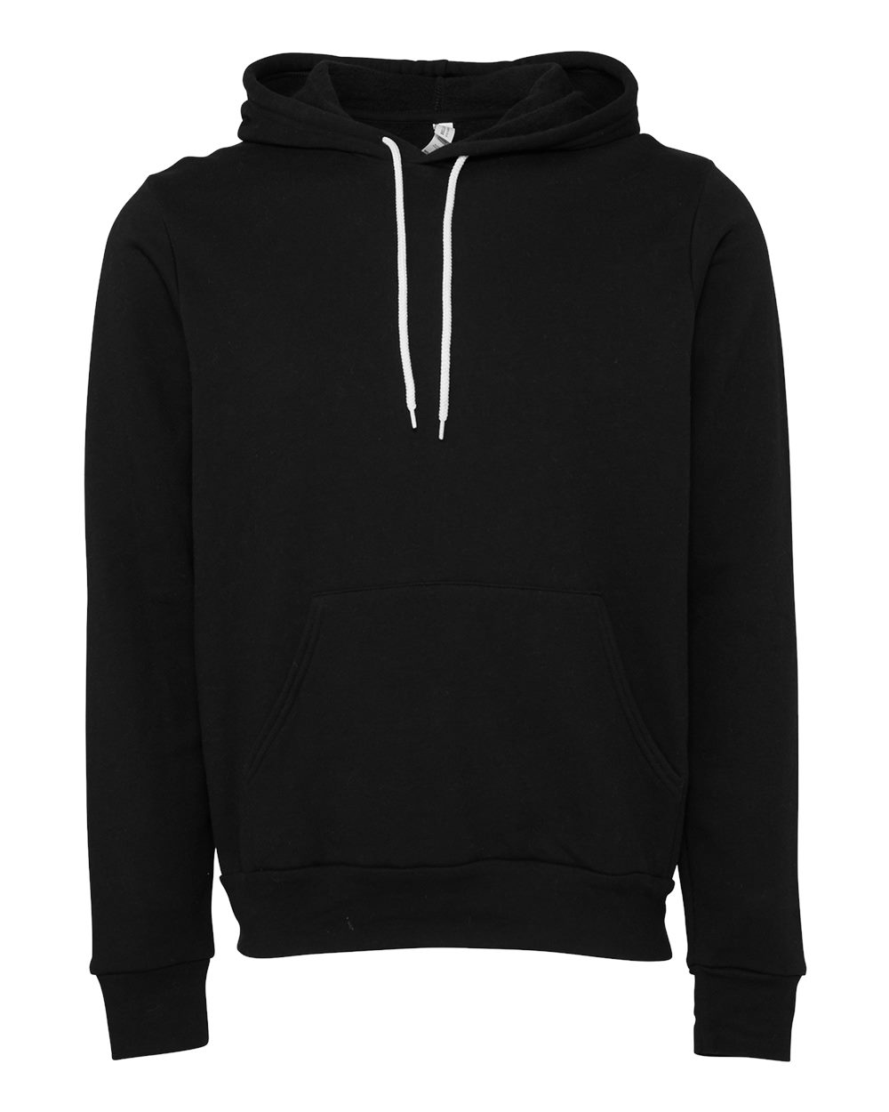 Unisex Sponge Fleece Hoodie - Front - B86306552 - DTG Black