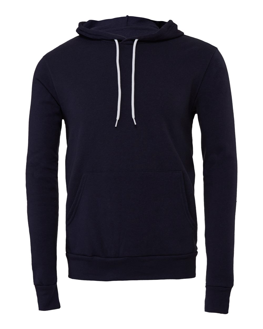 Unisex Sponge Fleece Hoodie - Front - B86306652 - Navy