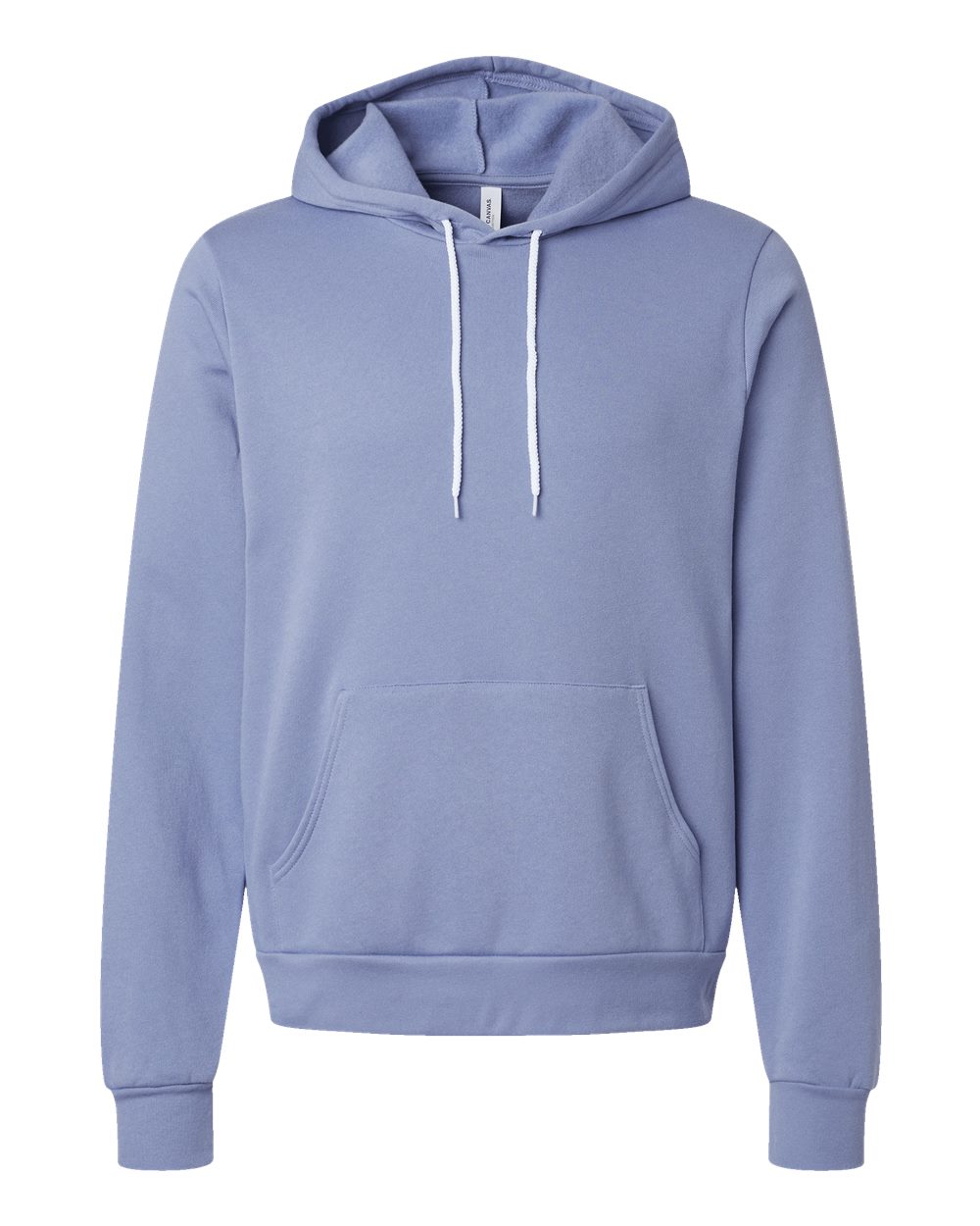 Unisex Sponge Fleece Hoodie - Front - B86306812 - Lavender Blue