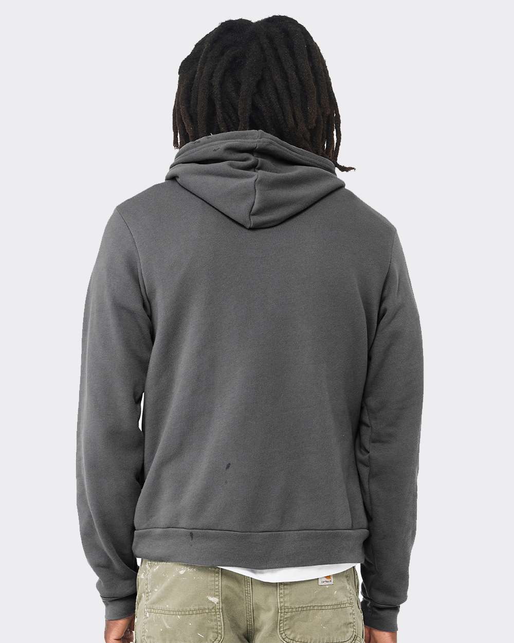 Unisex Sponge Fleece Hoodie - OnModelBack - B86306122 - Asphalt
