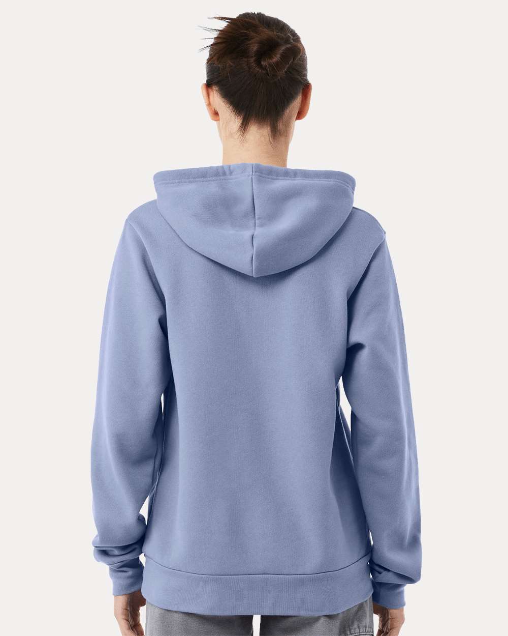 Unisex Sponge Fleece Hoodie - OnModelBack - B86306812 - Lavender Blue