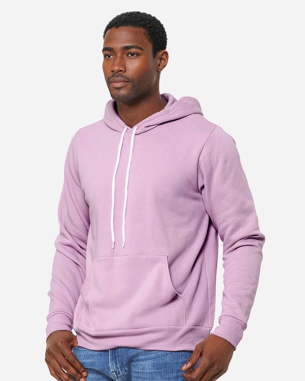Unisex Sponge Fleece Hoodie - OnModelSide - B86306092 - Lilac