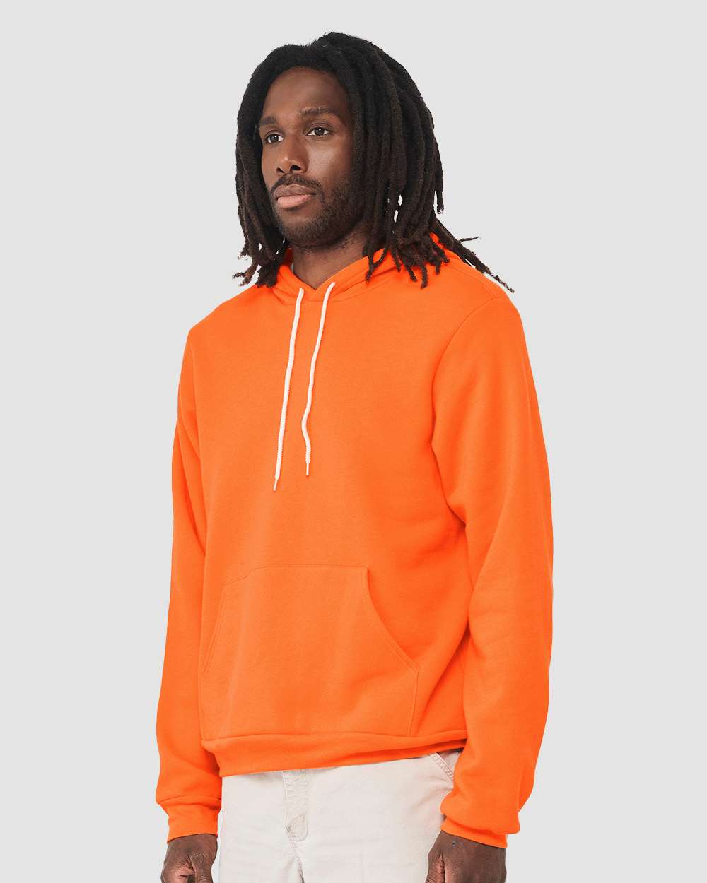 Unisex Sponge Fleece Hoodie - OnModelSide - B86306242 - Orange