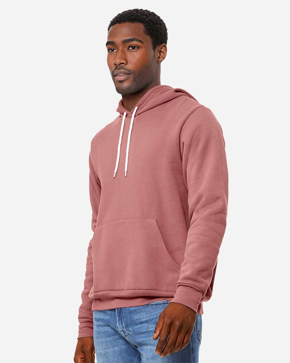 Unisex Sponge Fleece Hoodie - OnModelSide - B86306302 - Mauve