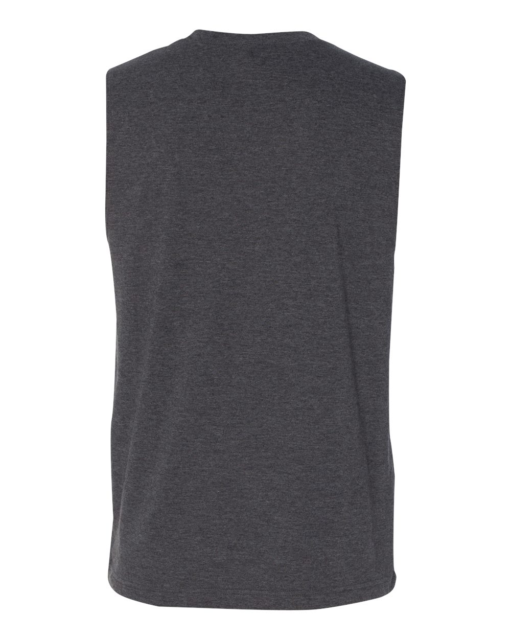 Jersey Muscle Tank - Back - B80906092 - Dark Grey Heather