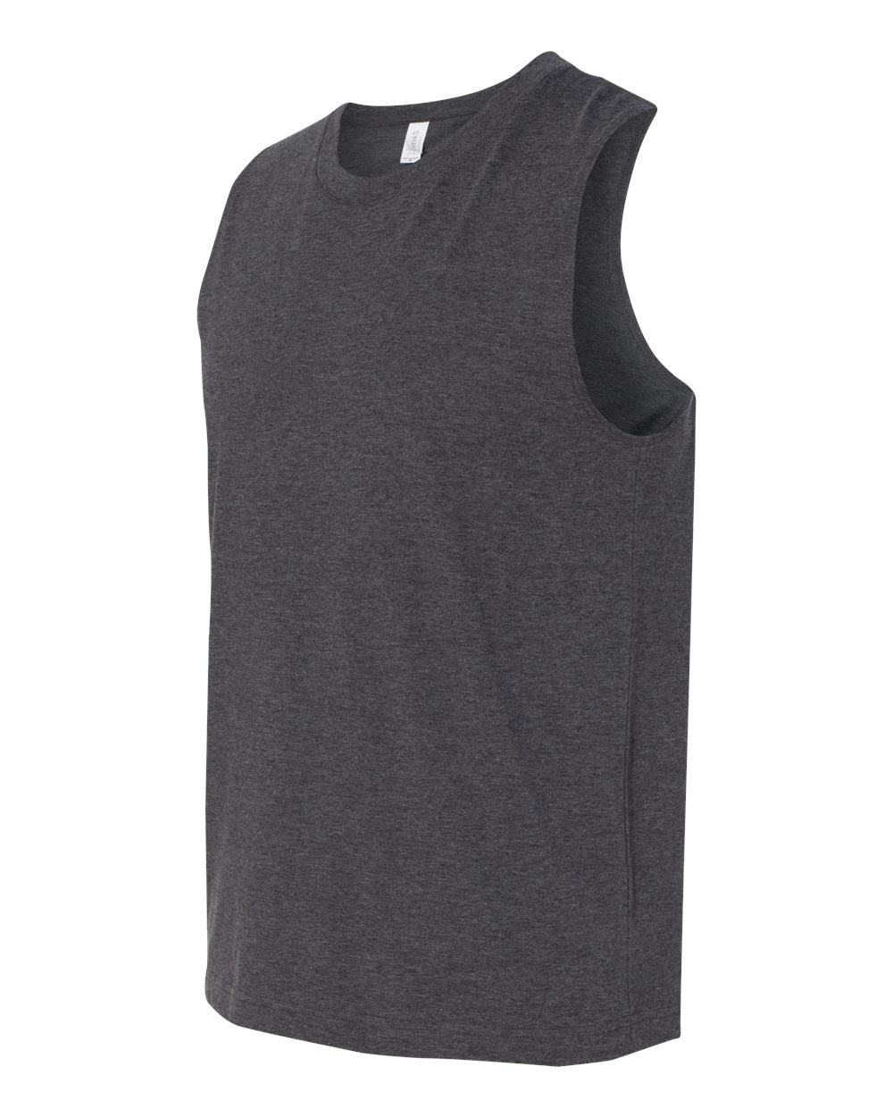 Jersey Muscle Tank - Side - B80906092 - Dark Grey Heather