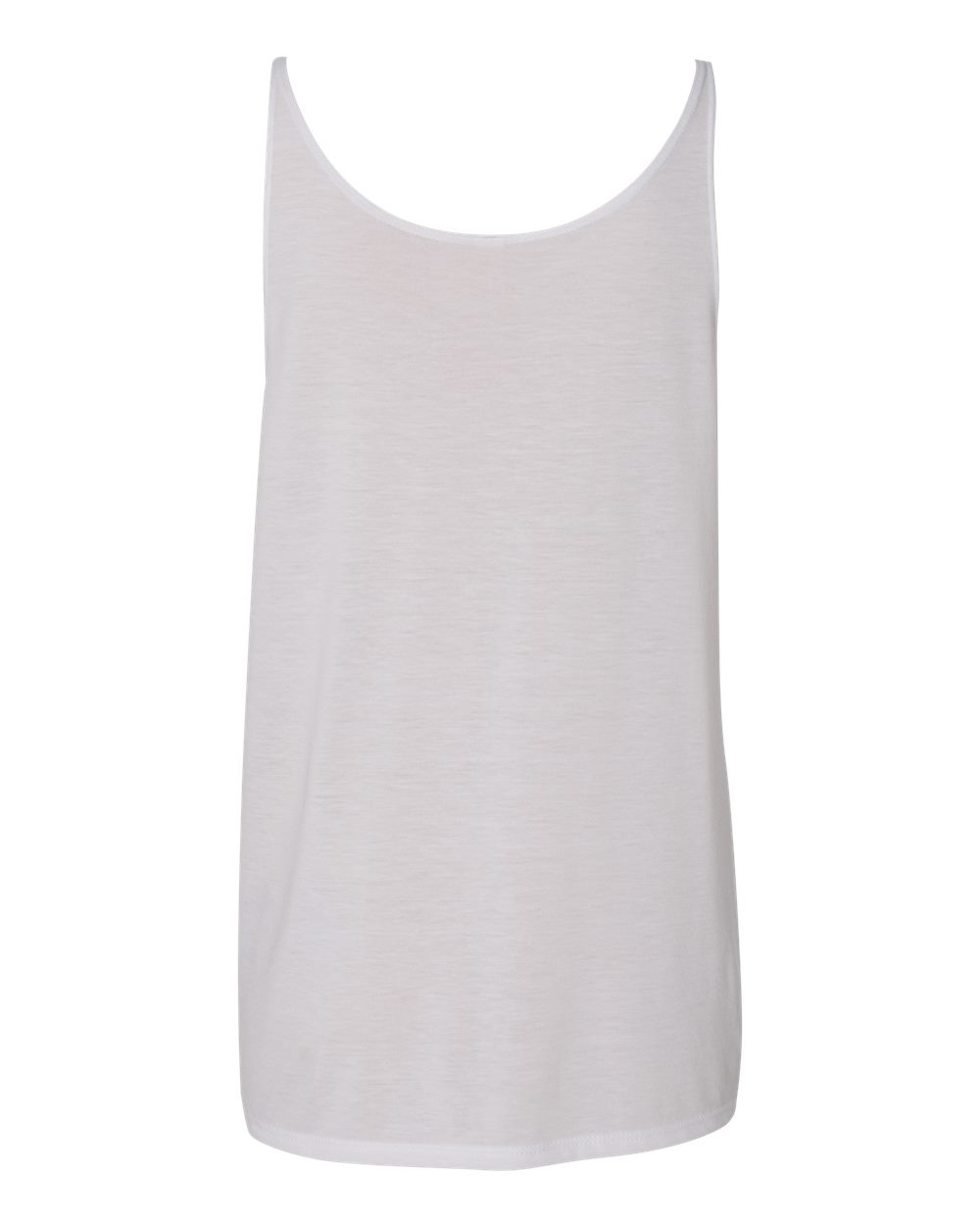 Women's Slouchy Tank - Back - B55906003 - White