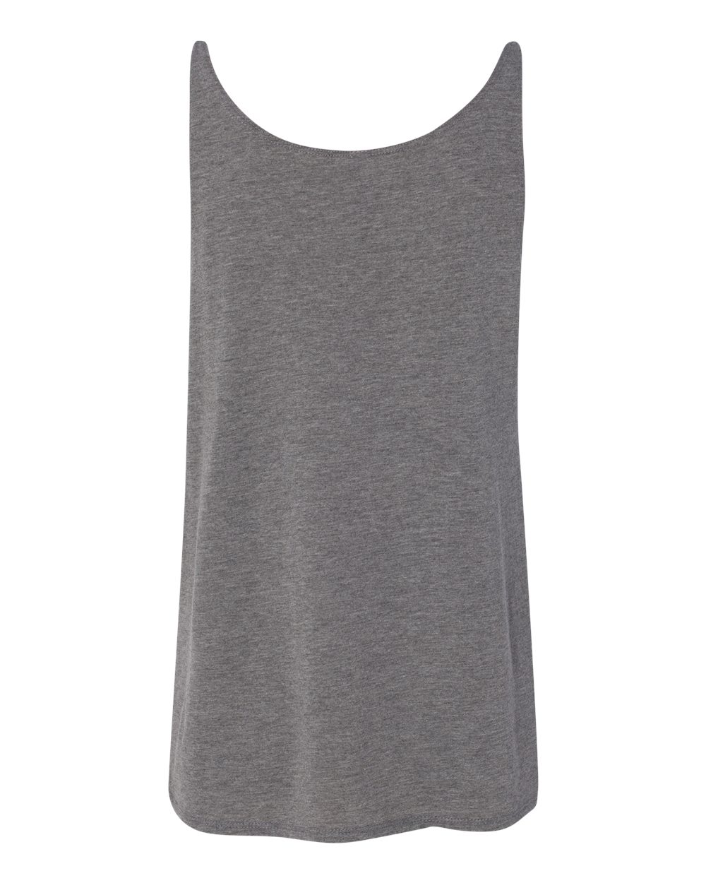 Women's Slouchy Tank - Back - B55906113 - Grey Triblend