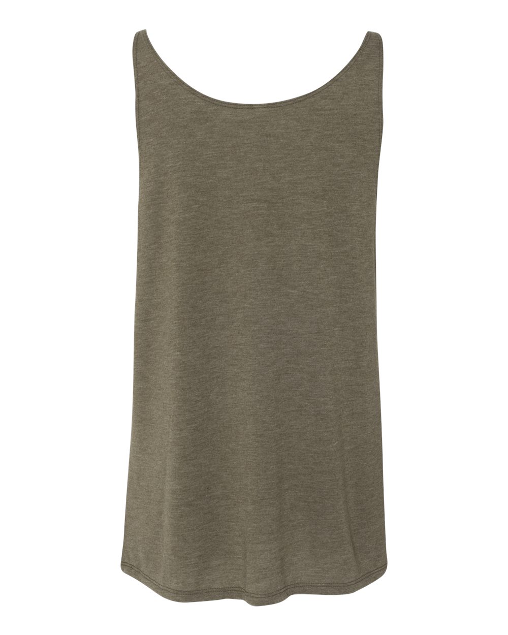 Women's Slouchy Tank - Back - B55906613 - Heather Olive