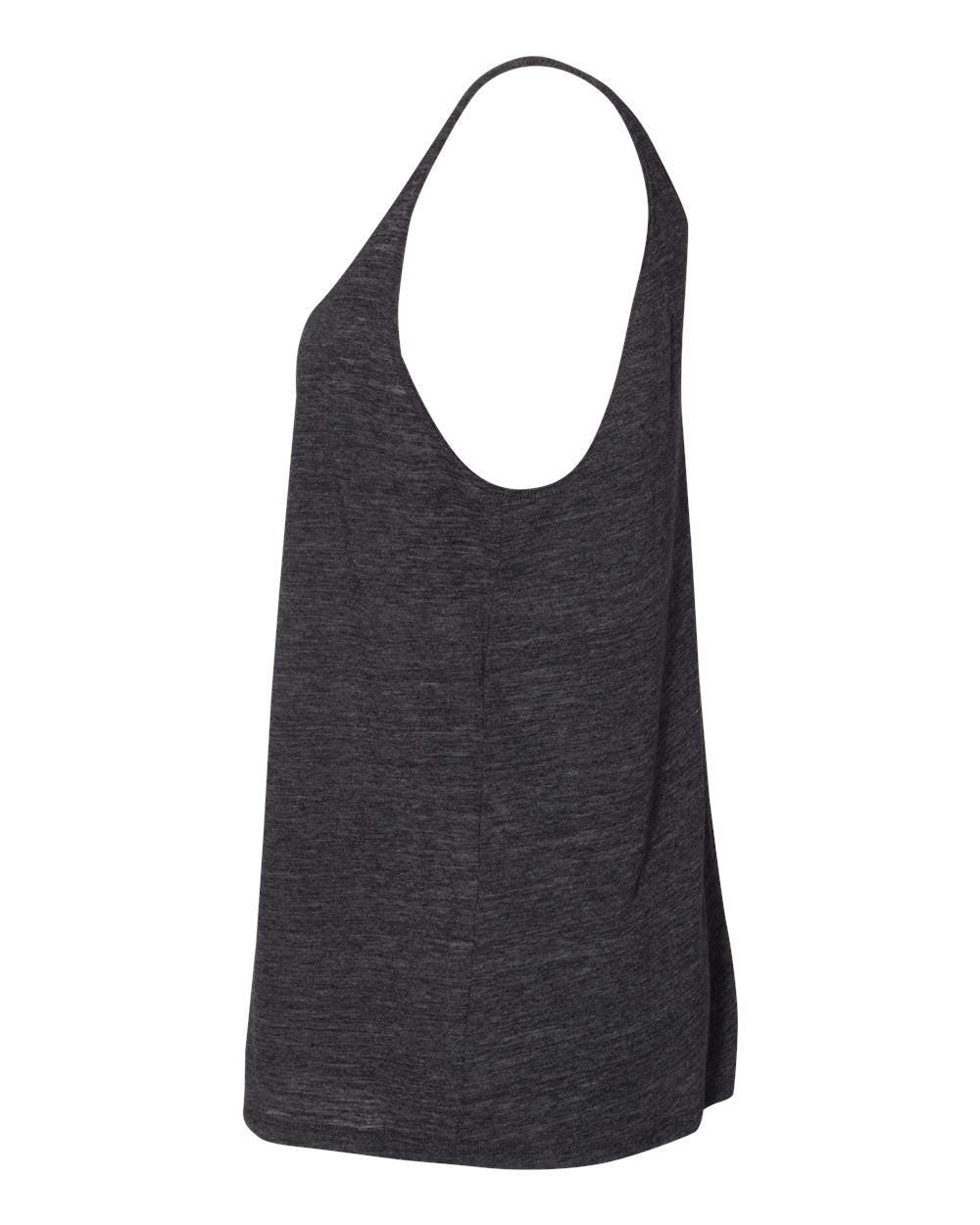 Women's Slouchy Tank - DirectSide - B55906513 - Charcoal Black Slub