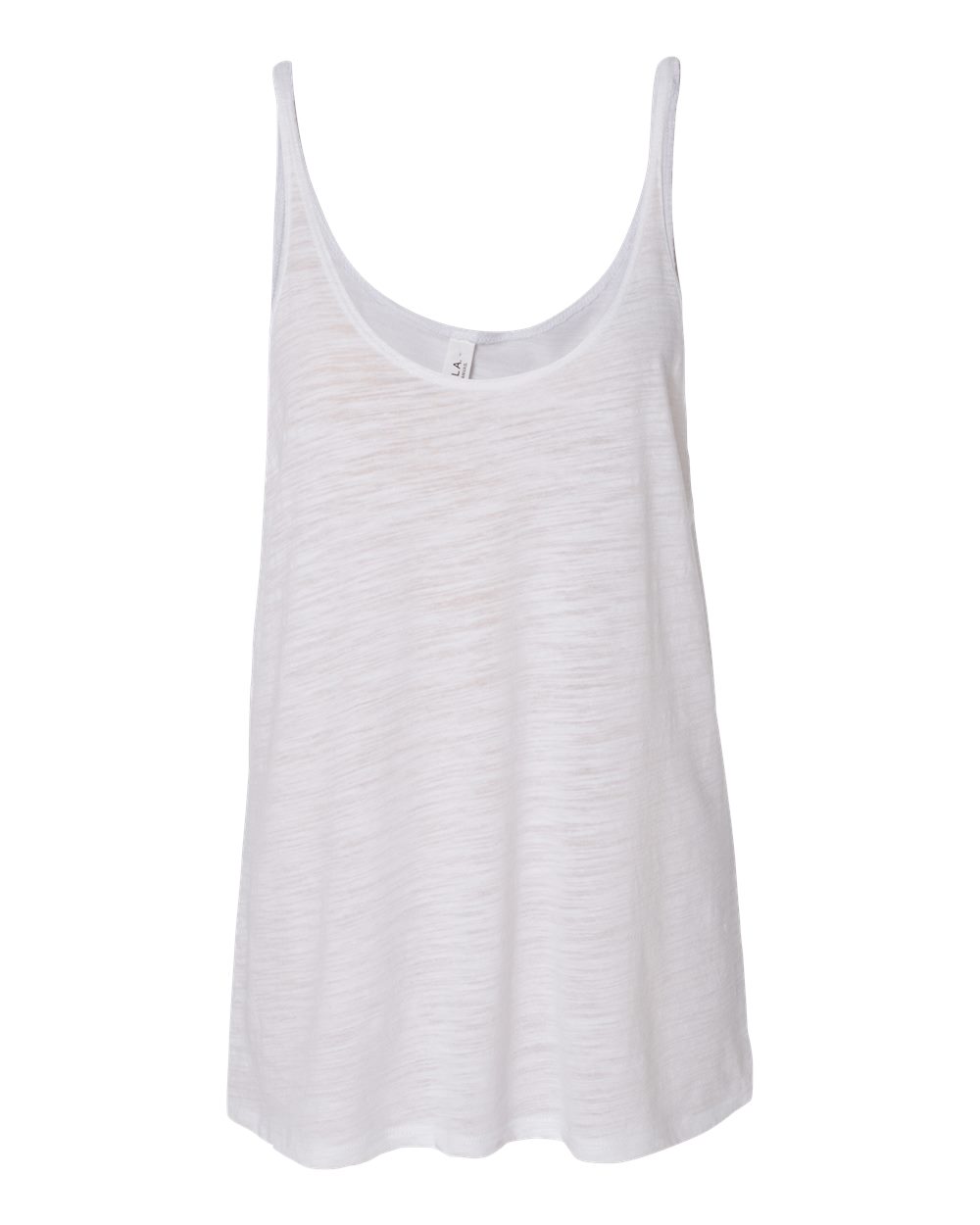 Women's Slouchy Tank - Front - B55906016 - White Slub