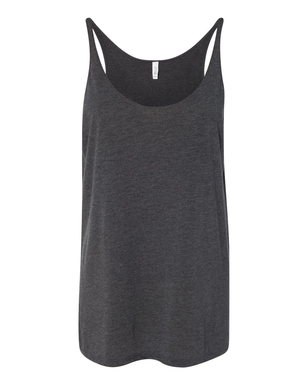 Women's Slouchy Tank - Front - B55906103 - Dark Grey Heather